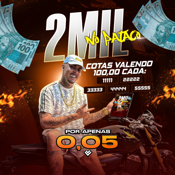 2.000 REAIS NO PATACO 